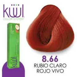 8.66  Rubio claro rojo intenso Kuul
