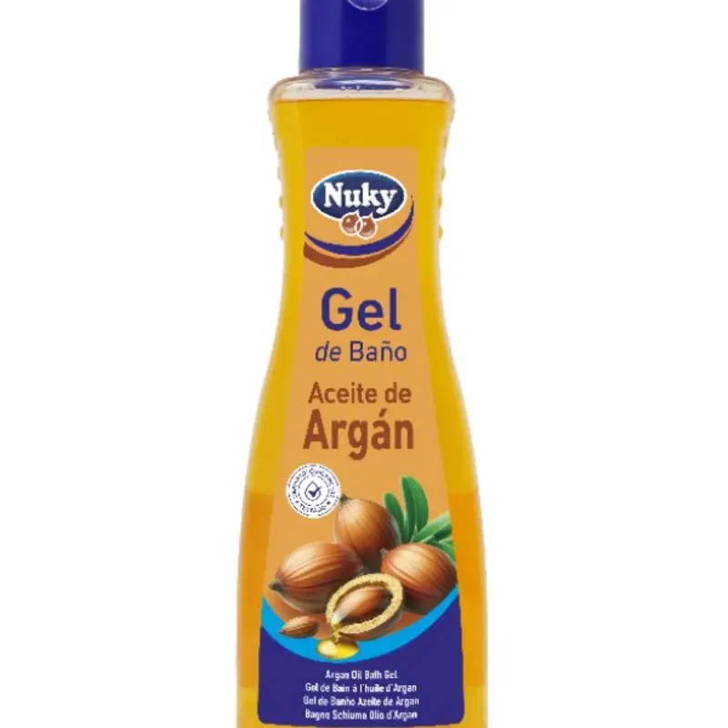 Gel de baño de aceite de argan