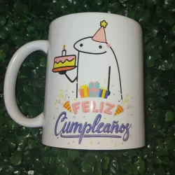 Jarra de ceramica "Feliz cumpleaños"