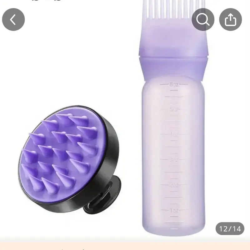 Kit de cepillo de raiz y masajeador