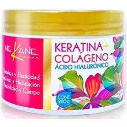 Mascarilla Capilar de Keratina, Colageno y Acido Hialurónico 