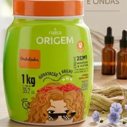 Mascarilla origen para cabellos ondulados