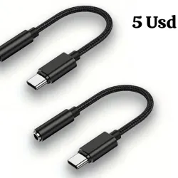 Adaptador de Audio USB-C a 3.5mm