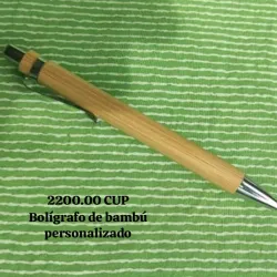 Bolígrafo de bambú personalizado 2200 CUP