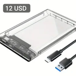 Cajita para SSD transparente 