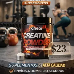 Creatina en polvo