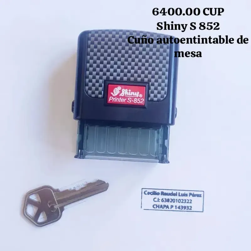 Cuño de mesa Shiny S 852 6400 CUP 