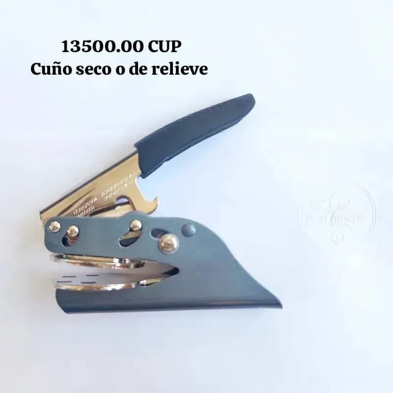 Cuño seco o de relieve 13500 CUP