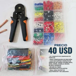 Kit completo de crimpeado de ferrules