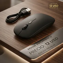 Mouse inalámbrico recargable 