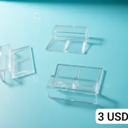Soportes de acrílico para tapa de acuario
