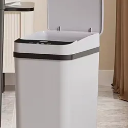 Cubo de basura con sensor