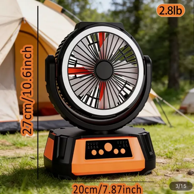 Ventilador recargable