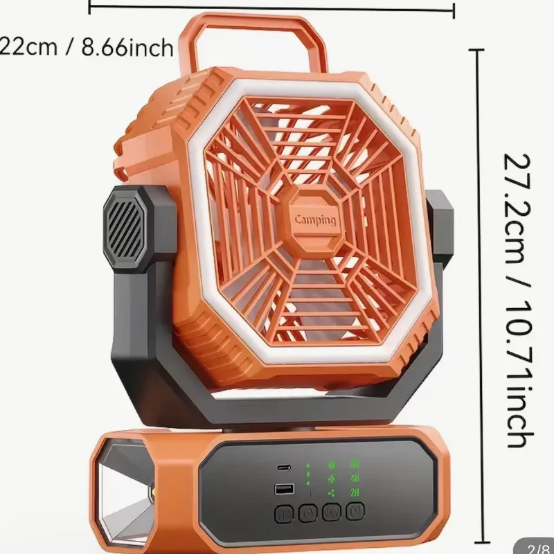 Ventilador recargable