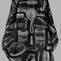 Capa con  de barbería / peluquería diseño