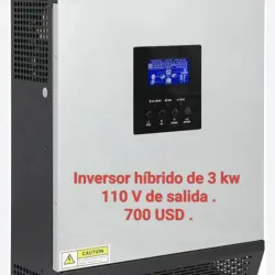 Inversor hibrido, de 3kw, 700 USD 