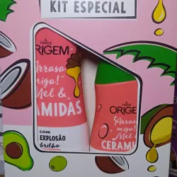 Kit especial Origen shampoo y acondicionador miel y ceramidas