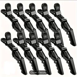 Presillas cocodrilo 10 piezas