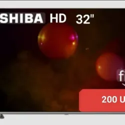 Smart TV  HD TOSHIBA 32" pulgadas 200 USD 