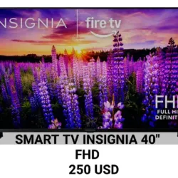 SMART TV INSIGNIA FHD 40" PULGADAS 250 USD 