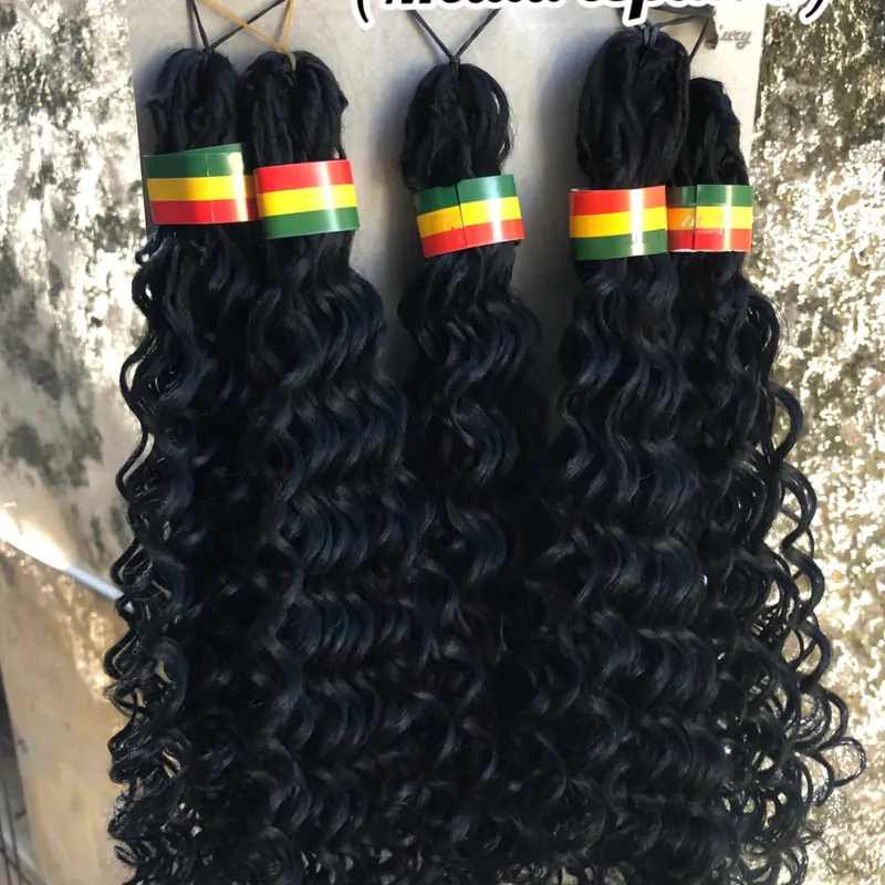 Cabello crochet negro #1 