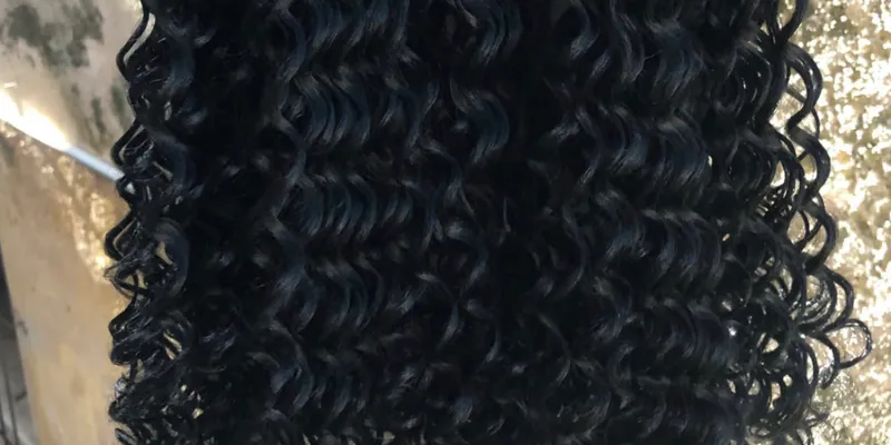 Cabello crochet negro #1