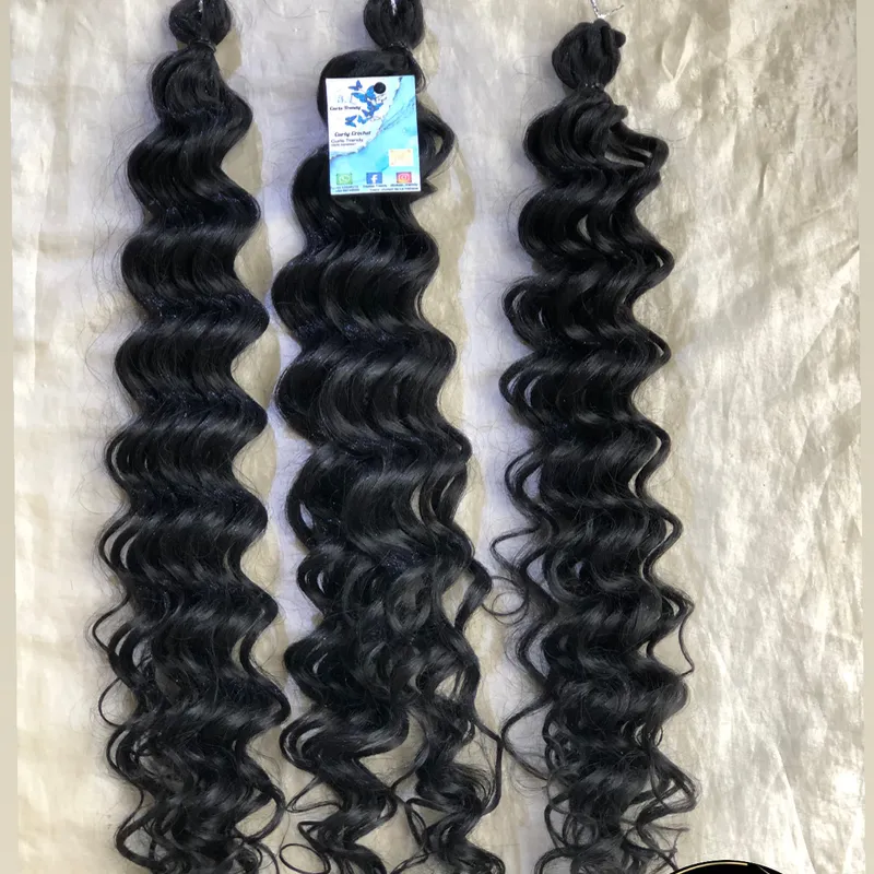 Cabello crochet negro #1