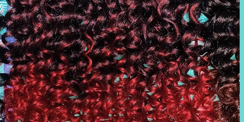 Cabello crochet # TB/red 