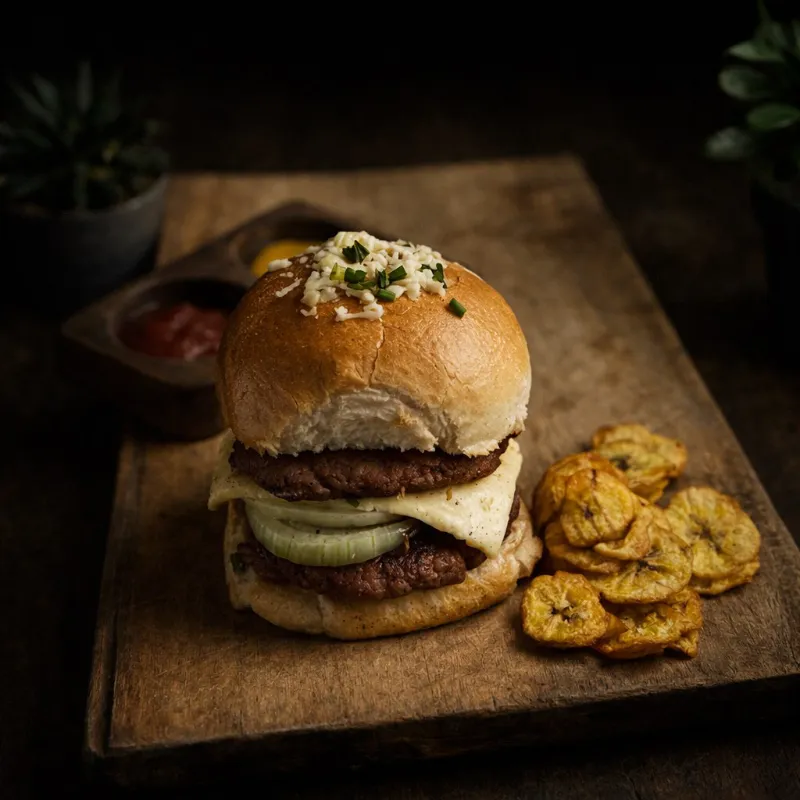 Hamburguesa doble domicilio