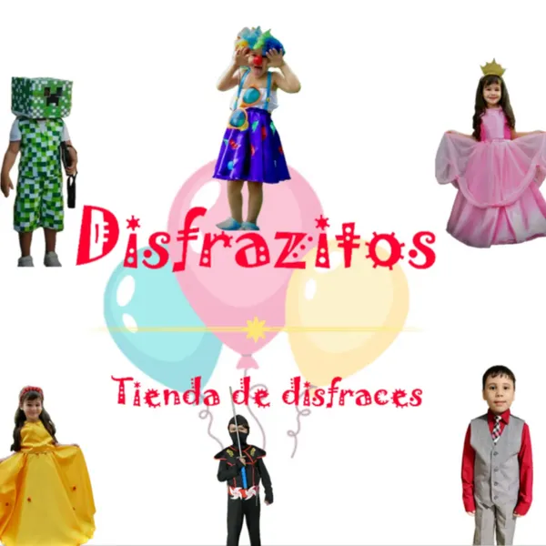 Tienda de disfraces infantiles y trajes elegantes para ocasiones especiales.