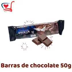 Barra de chocolate Baracoa 50g