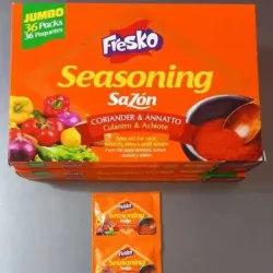 Caja sazón Fresko x 36 pqt