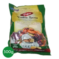 Paquete Caramelos Blandos Frutos Secos 300g