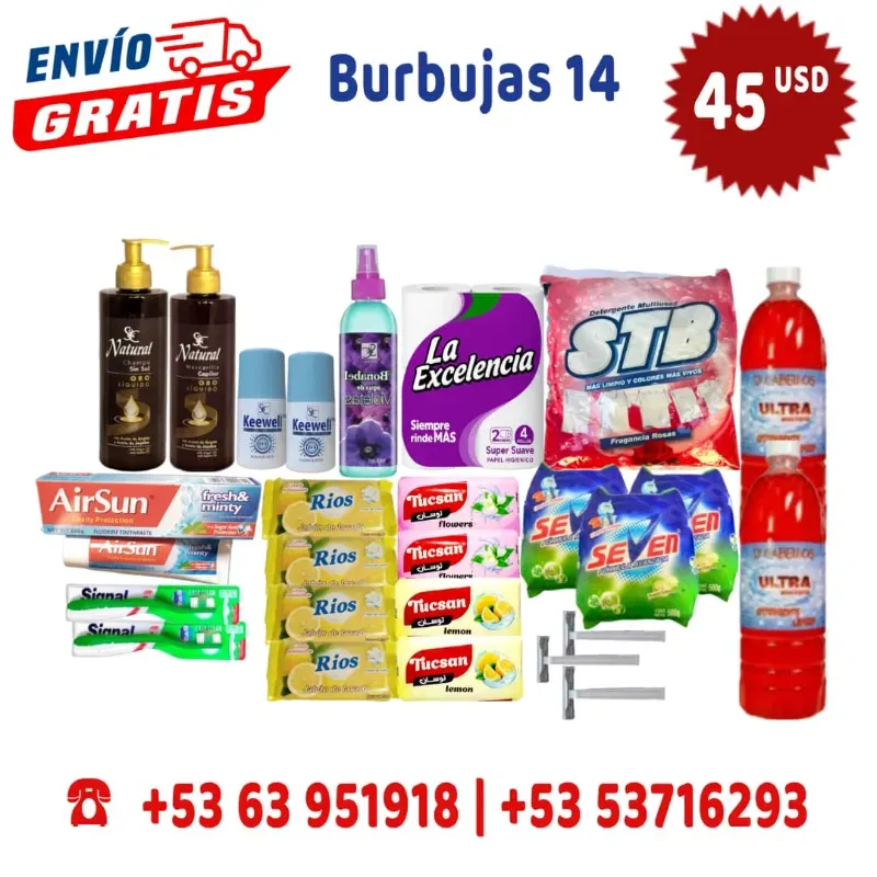 Combo Burbujas 14