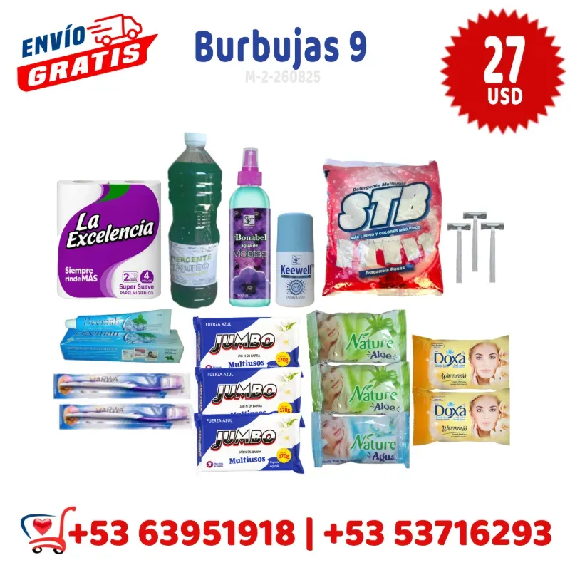 Combo Burbujas 9 