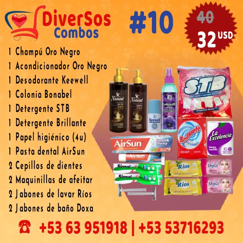 Combo de aseo #10