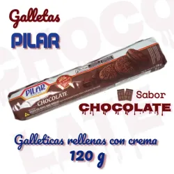 Galletas con crema de chocolate(Pilar) x 120g