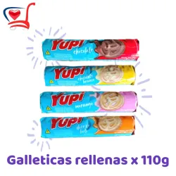 Galletas Yupi rellenas con crema 110g