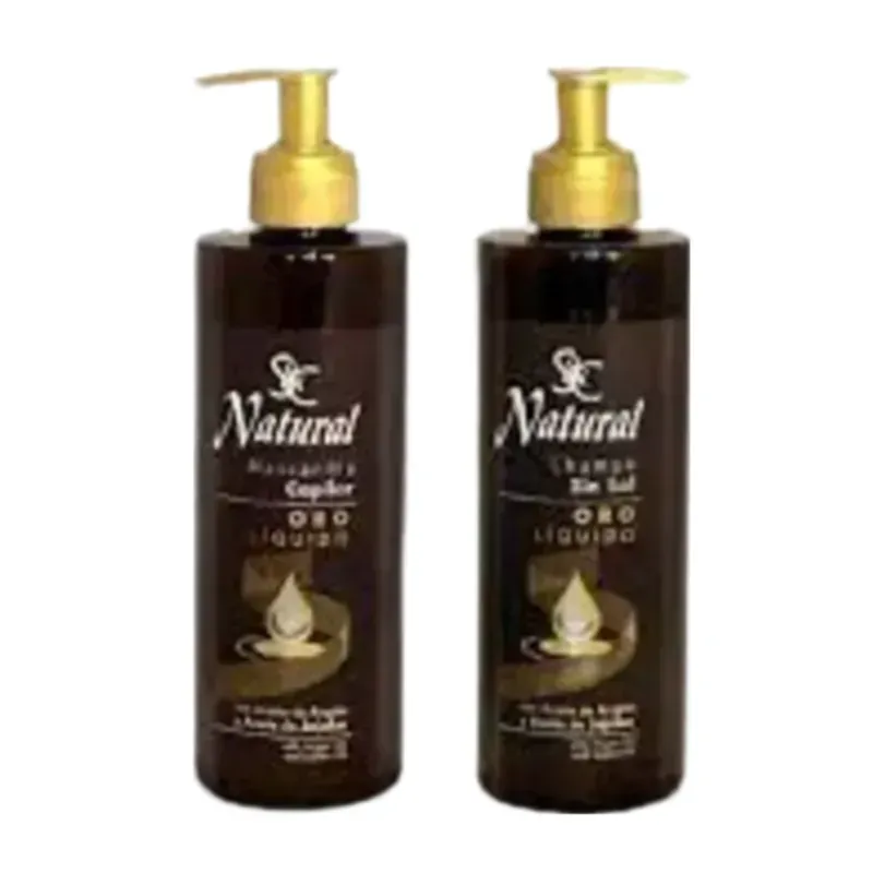 Juego de Champú y Acondicionador Natural Oro Líquido 400ml