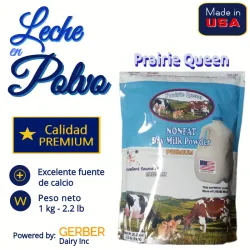 Leche en polvo Prairie Queen Premium 1kg