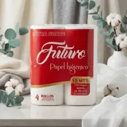 Papel higiénico Futuro x 4 rollos