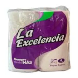 Papel sanitario La Excelencia (4u)
