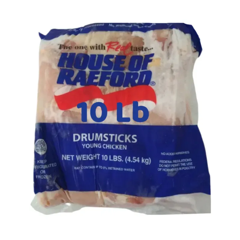 Paquete de muslo de pollo 10 Lb