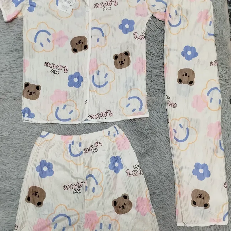 Pijamas de 3 piezas ✨