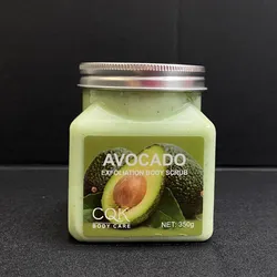Exfoliante corporal y facial de aguacate 