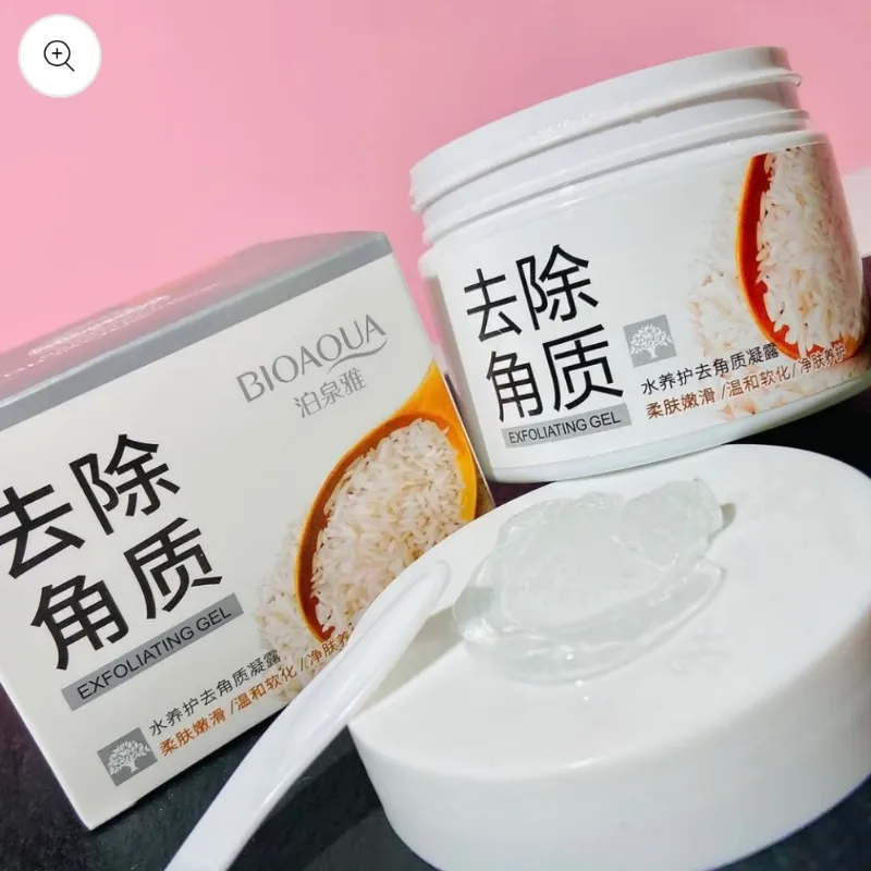 Gel Exfoliante Facial de Arroz.