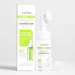 Limpiadore Facial en espuma de Vitamina B5.