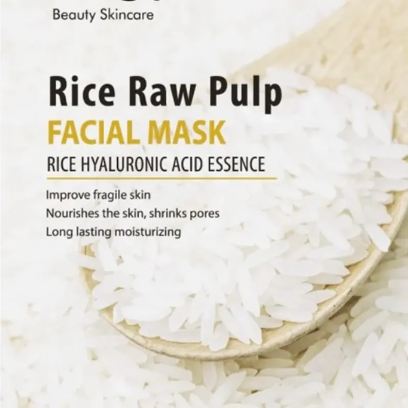 Mascarilla facial de arroz
