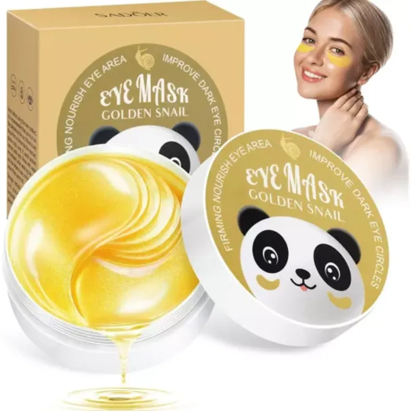 Parches para las ojeras con baba de caracol. 30 pares.