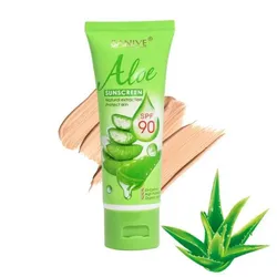 Protector Solar de Aloe Vera con color 90spf.